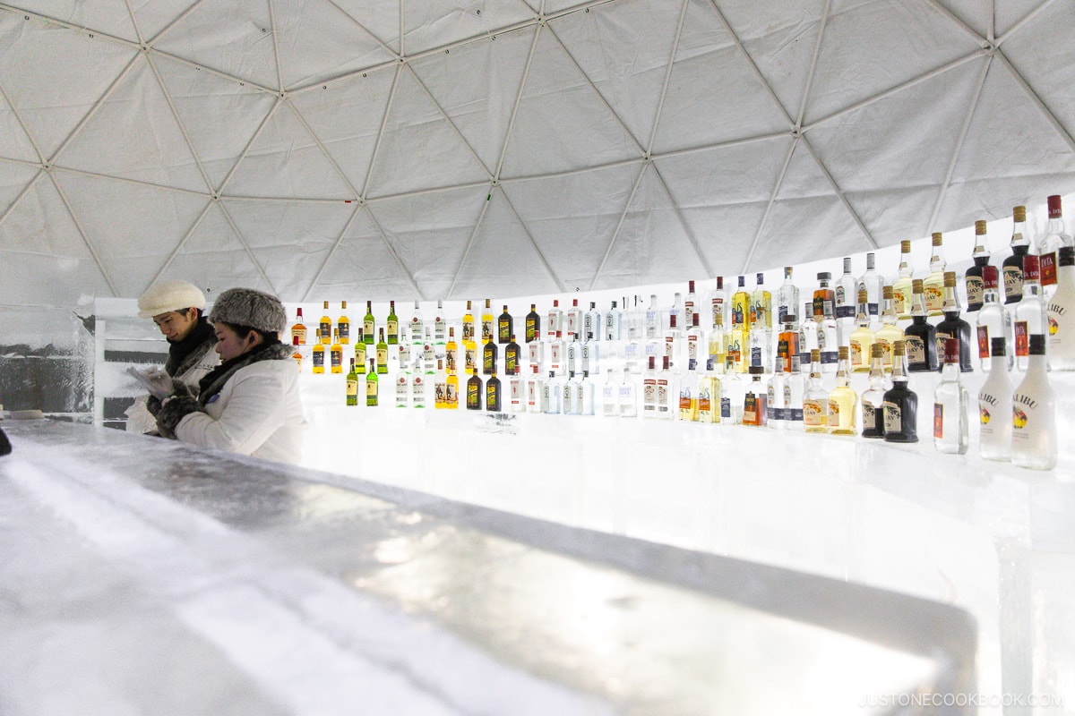 Bar made out of ice