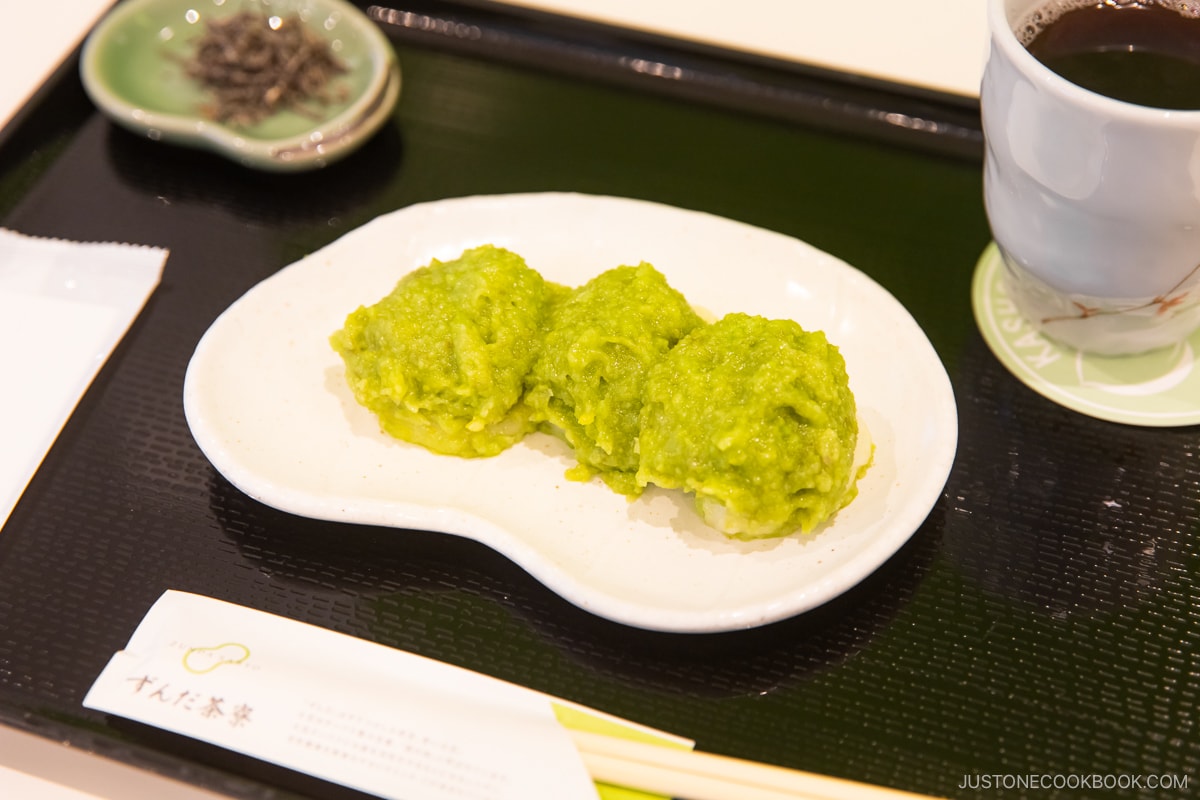 Zunda mochi