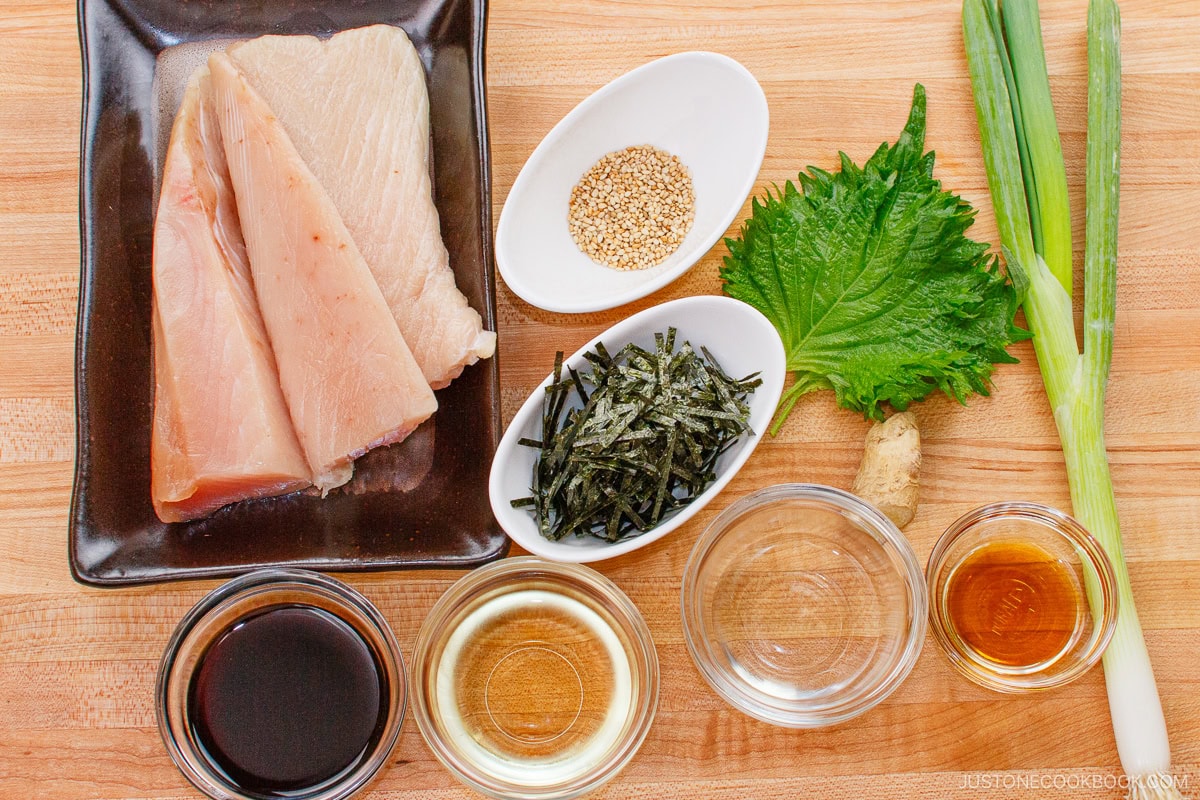 Albacore Tuna Bowl Ingredients