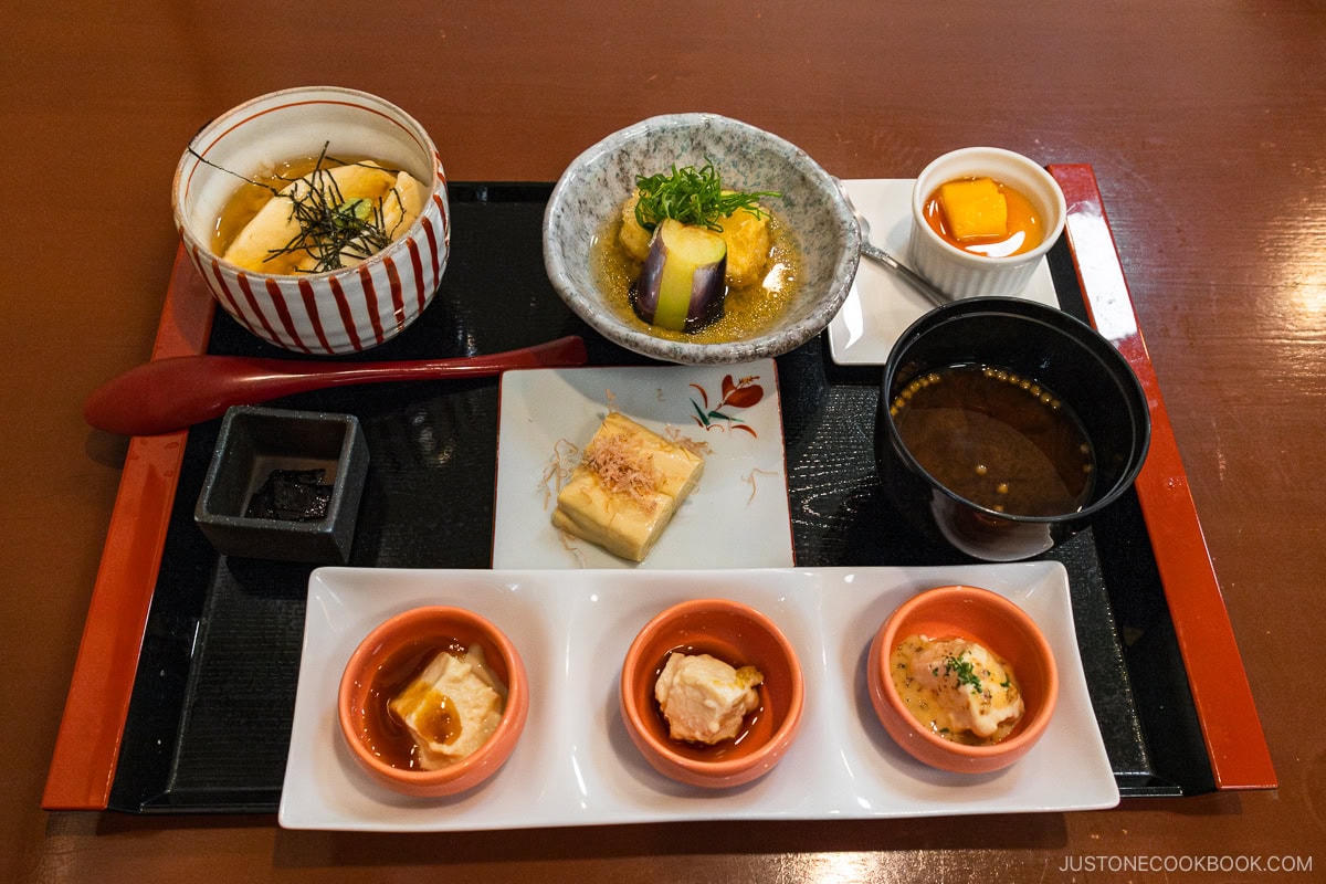 Kyoto specialty yuba set meal