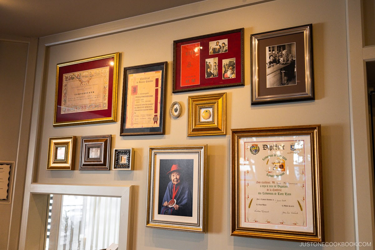 Cafe memorabilia