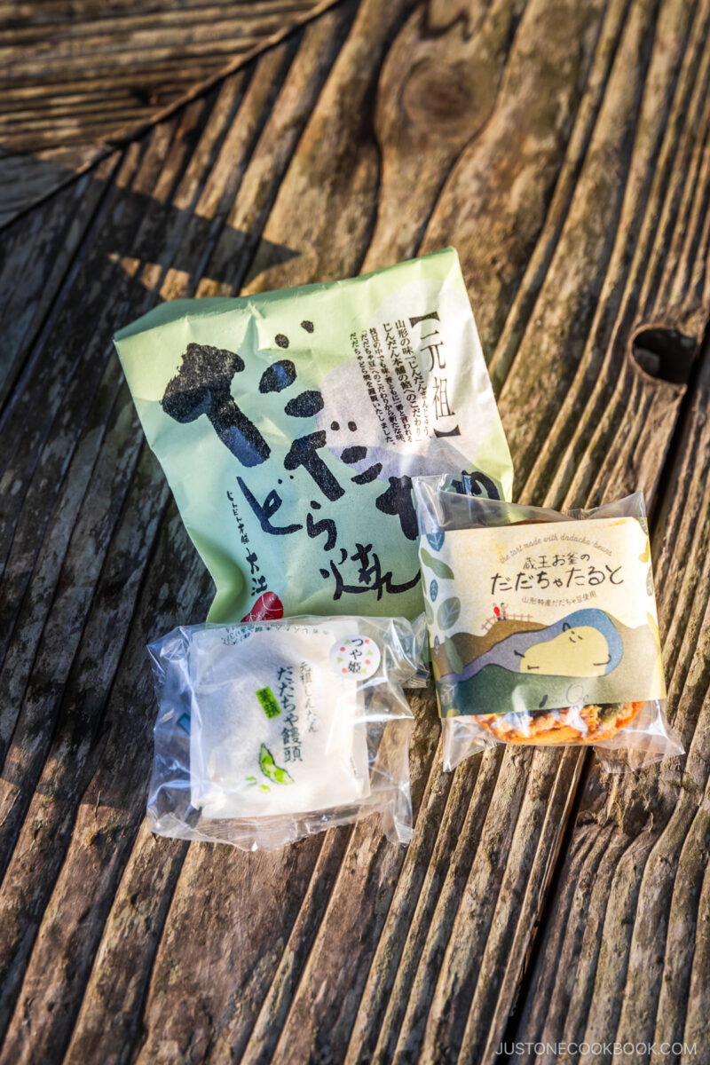 Sweets on a park bench