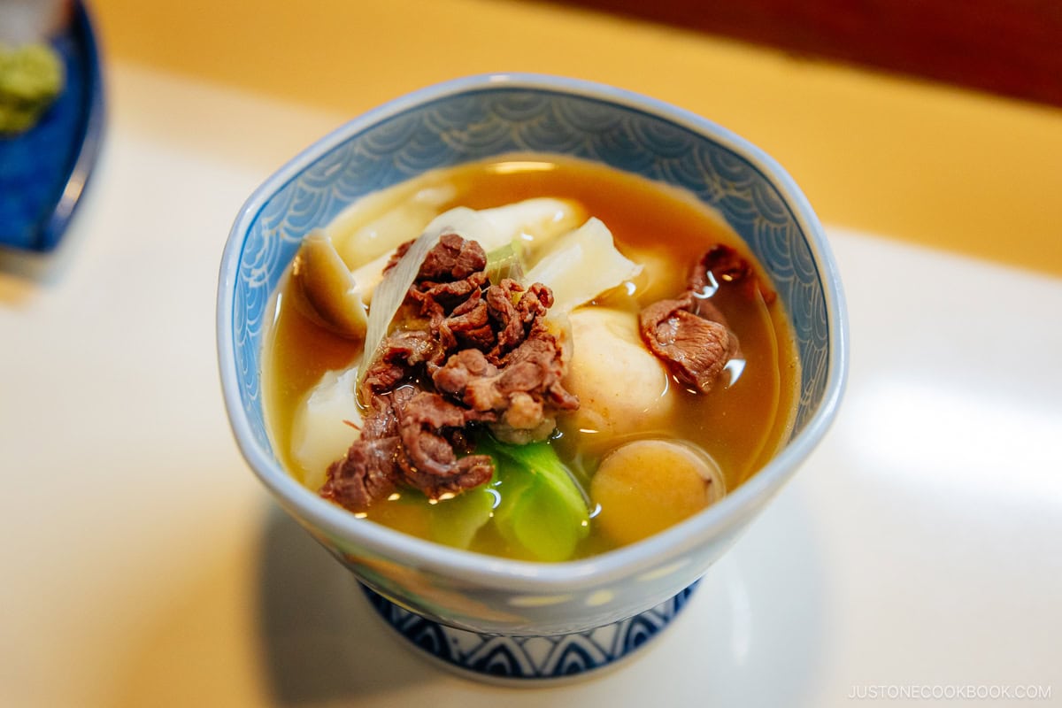 Meat and taro stew