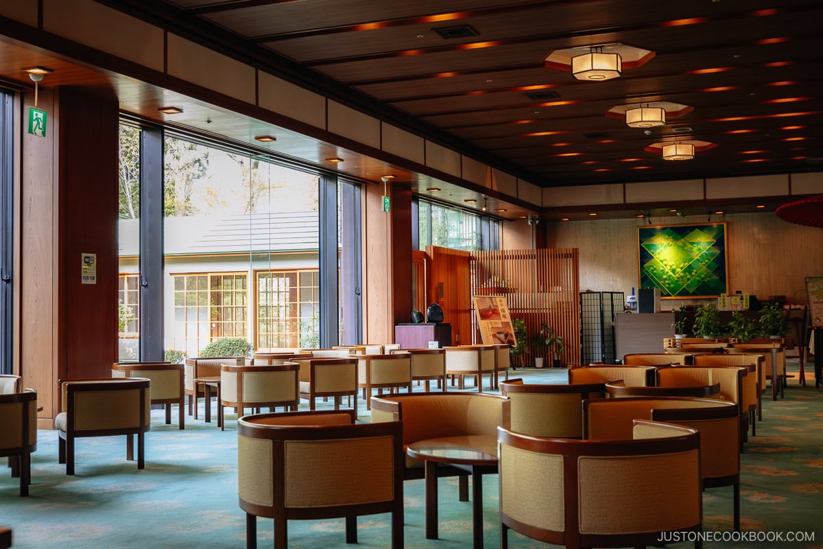 Hotel lounge area