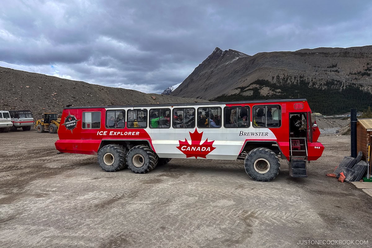 Columbia Icefield Glacier Adventure Ice Explorer Vehicle