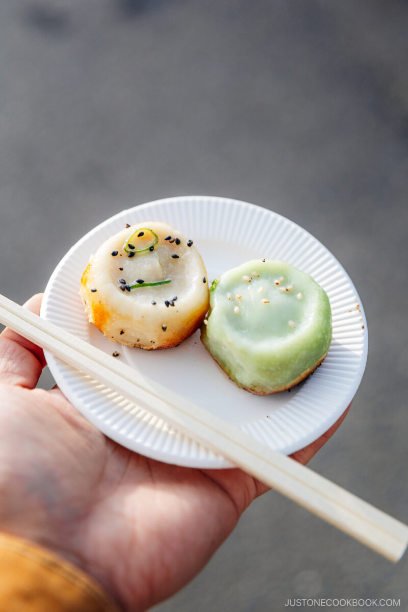 Two Chinese dumplings