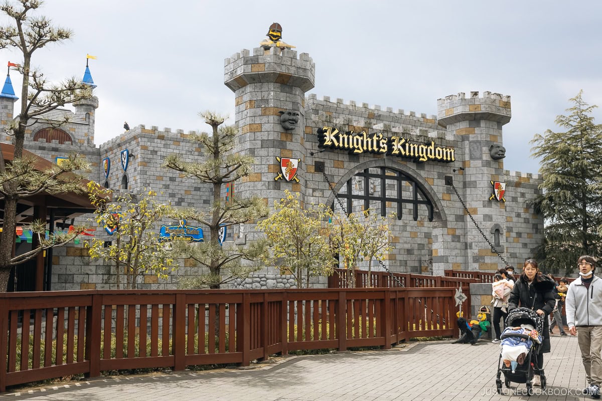 Knight's Kingdom area in Legoland Japan