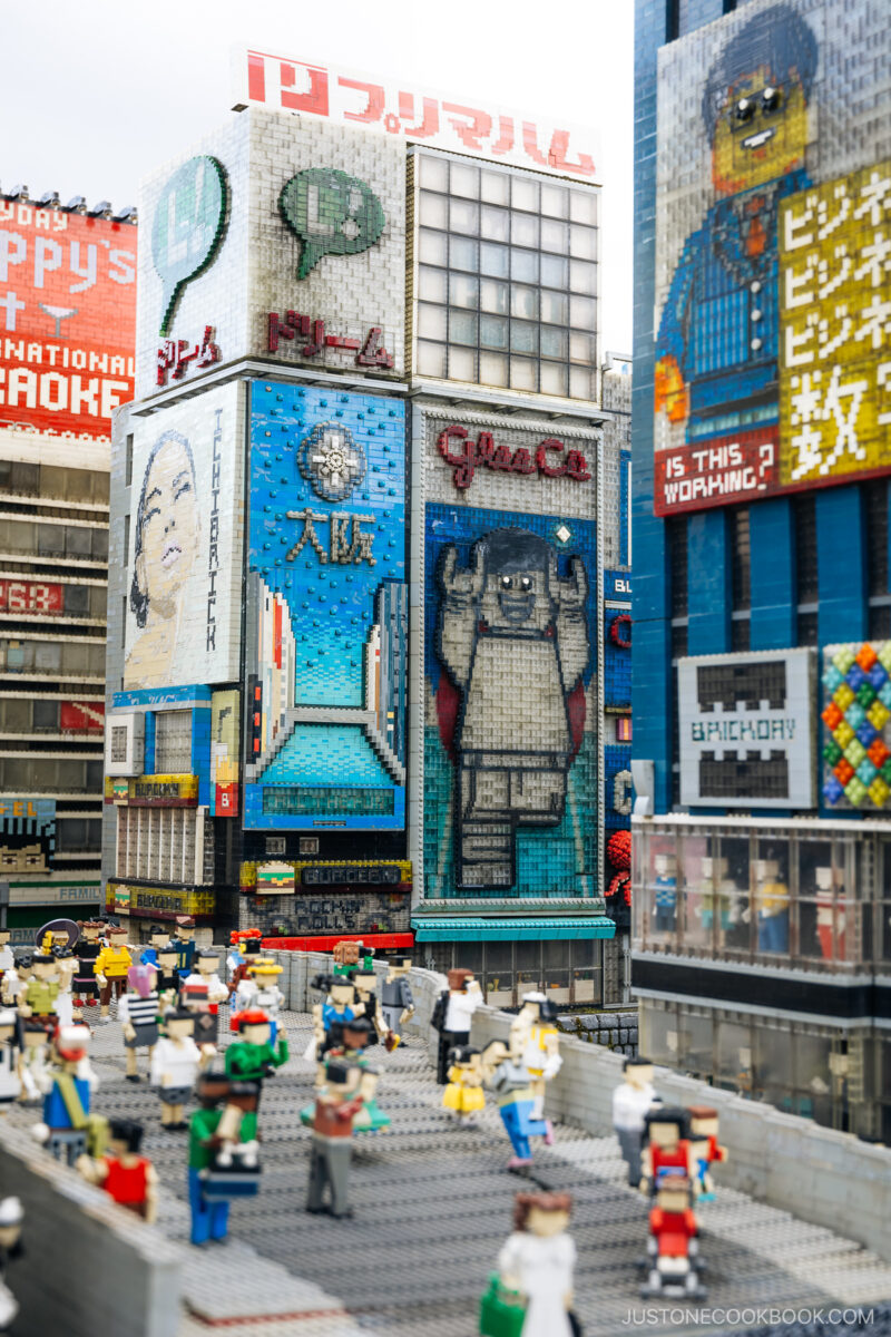 Osaka Dotonbori made from Lego
