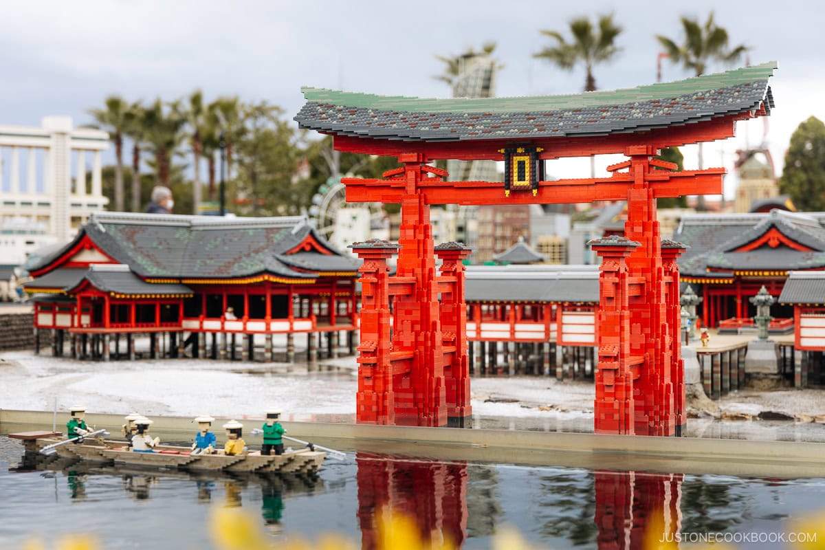 Itsukushima Shrine made from Lego