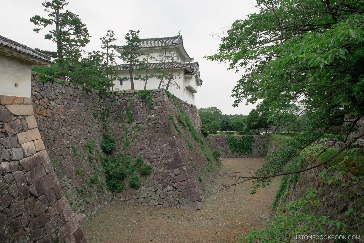 Nagoya Castle moats to defends against enemies