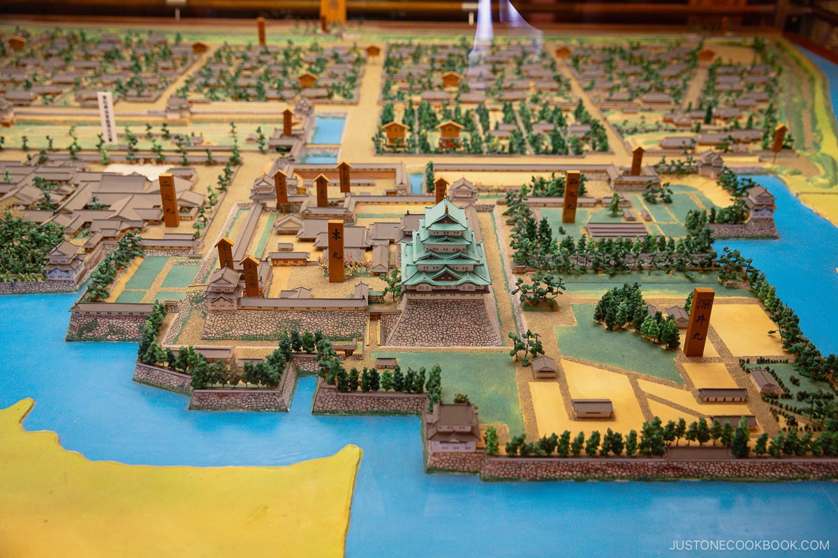 Scale model of Nagoya Castle
