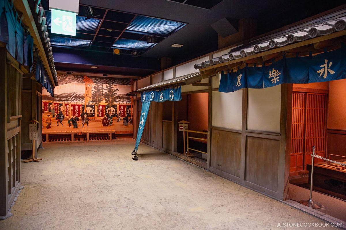 Nagoya castle 3rd floor reproduction of castle life during 1600s