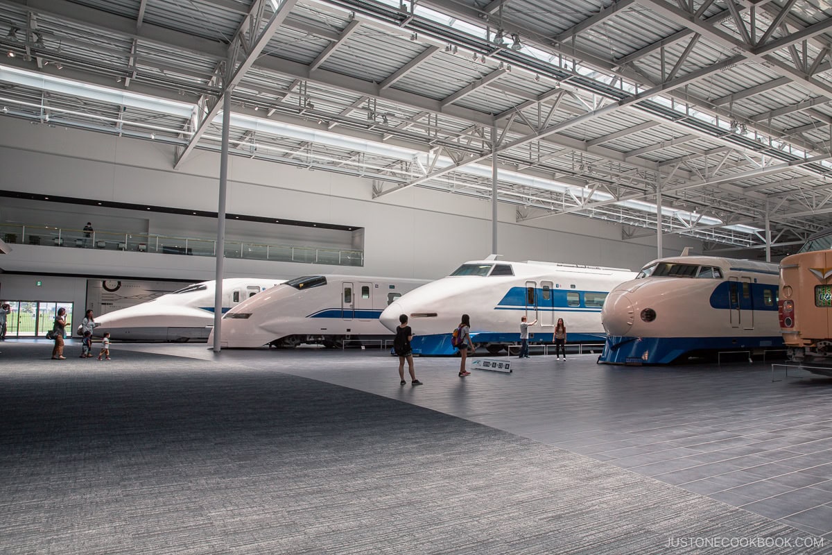 Room with over 32 trains in SCMAGLEV and Railway Park in Nagoya