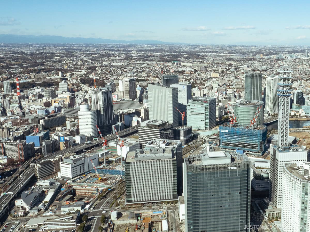 view of downtown Yokohama